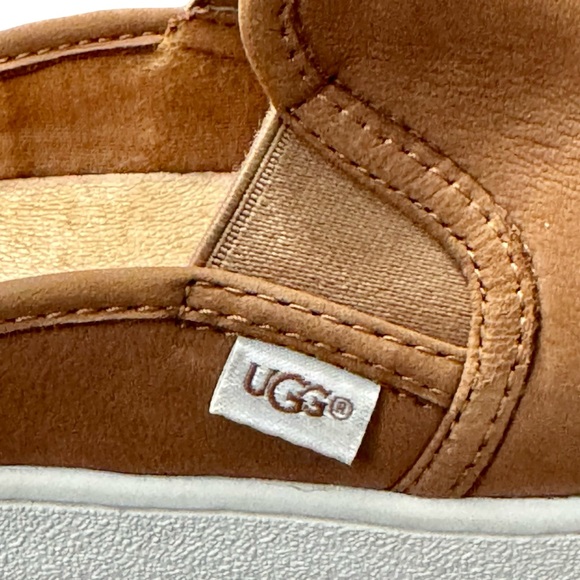 UGG Gene Tan Nubuck Leather Slip On Mule size 8 - Picture 5 of 10